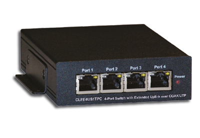 16648 4 port switch Ethernet avec extension UTP/Coax