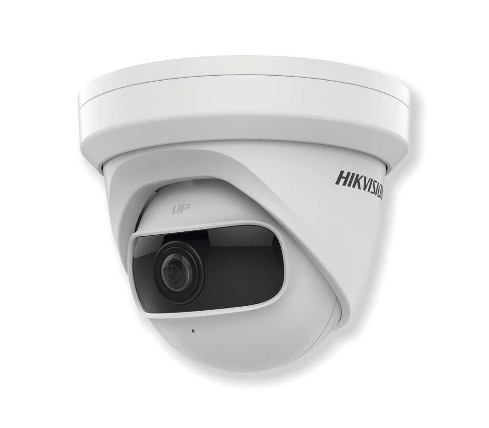 20000260 Hikvision Pro Series EasyIP 2.0+ 4MP Turret Intérieur Super Grand Angle , 1.68mm