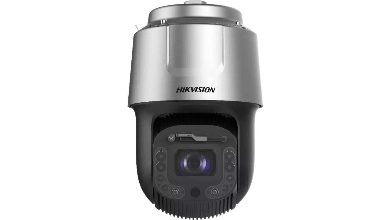 20001238 Caméra Speed Dôme IP Hikvision 8" 8MP 4K PTZ 25X DarkFighter IR, essuie-glace, 7.5-187.25mm