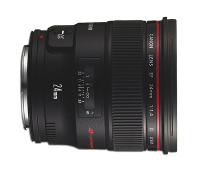 2000942 Canon lens 24mm,f/1.4,auto iris