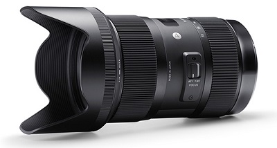 2001062 Sigma lens 18-35mm,f/1.8,auto iris,varifocaal, voor Avigilon H5 PRO