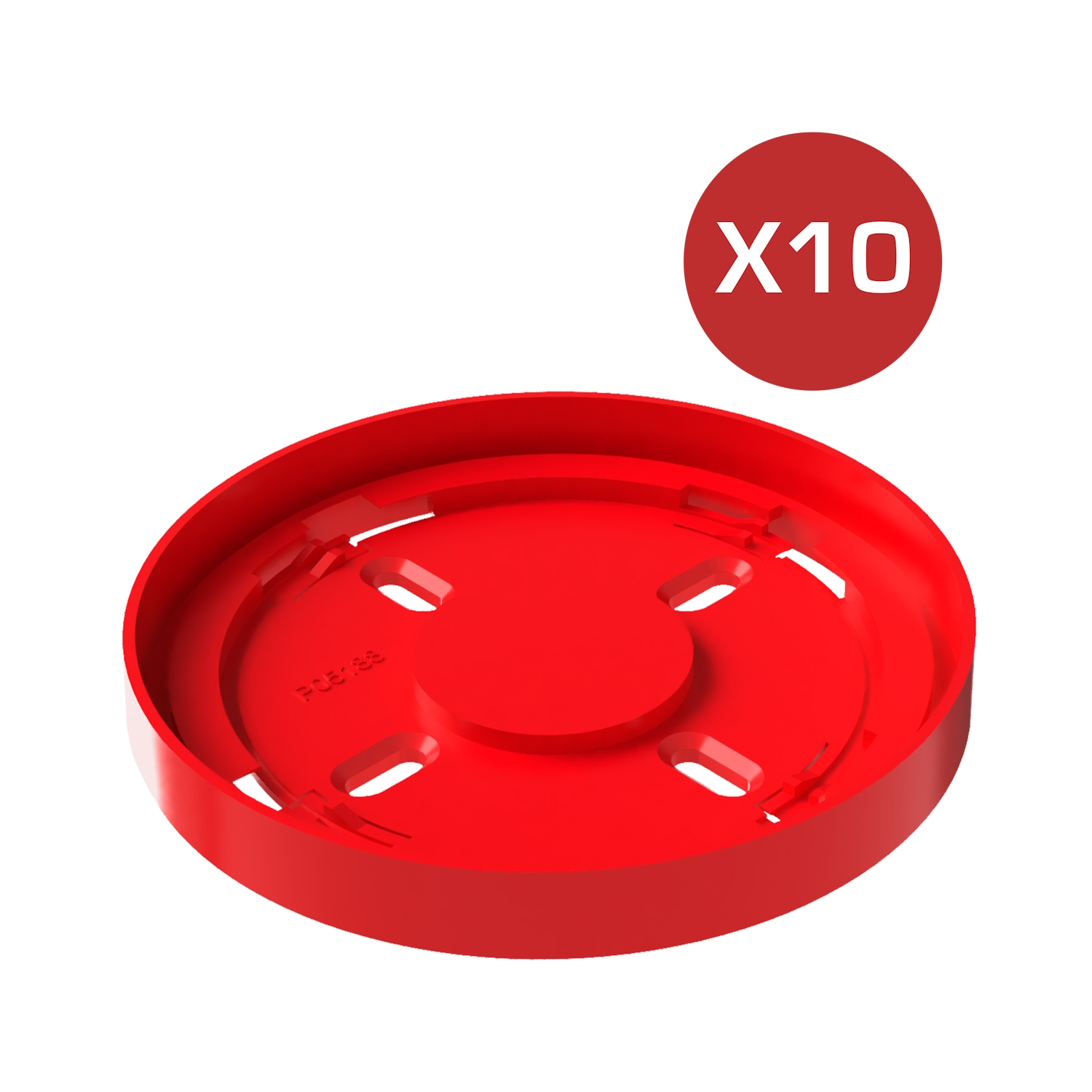 10000210 SmartCell Rode sokkel voor sirenes (10 stuks)