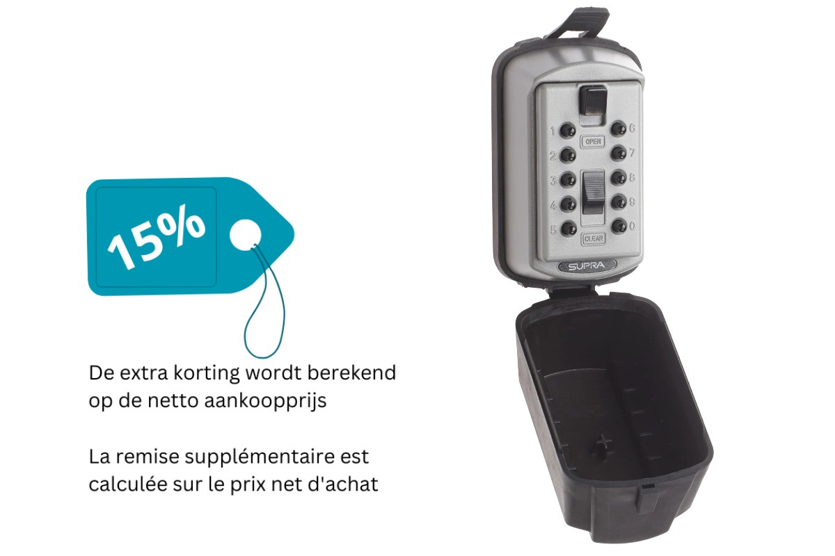 10005002 Keysafe S6 Slimline compact sleutelkastje voor max 3 sleutels