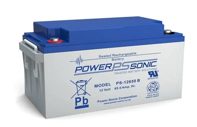 10011717 Batterie PS-12650 12V 65Ah avec pince de connexion M6