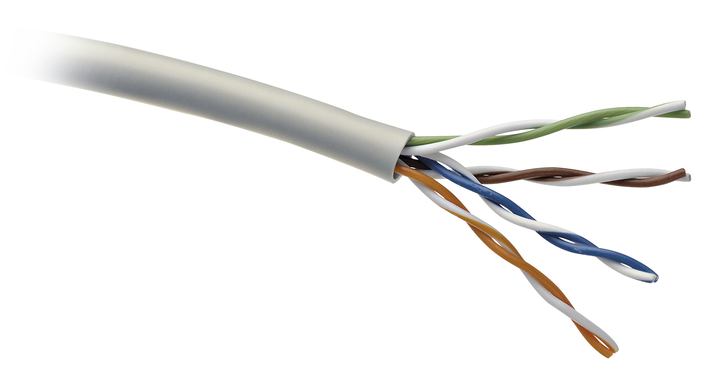 50010013 Câble réseau PVC UTP CAT 5E CPR dans une boîte à 500 mètres (Cuivre massif, 0,51 mm, CMX)