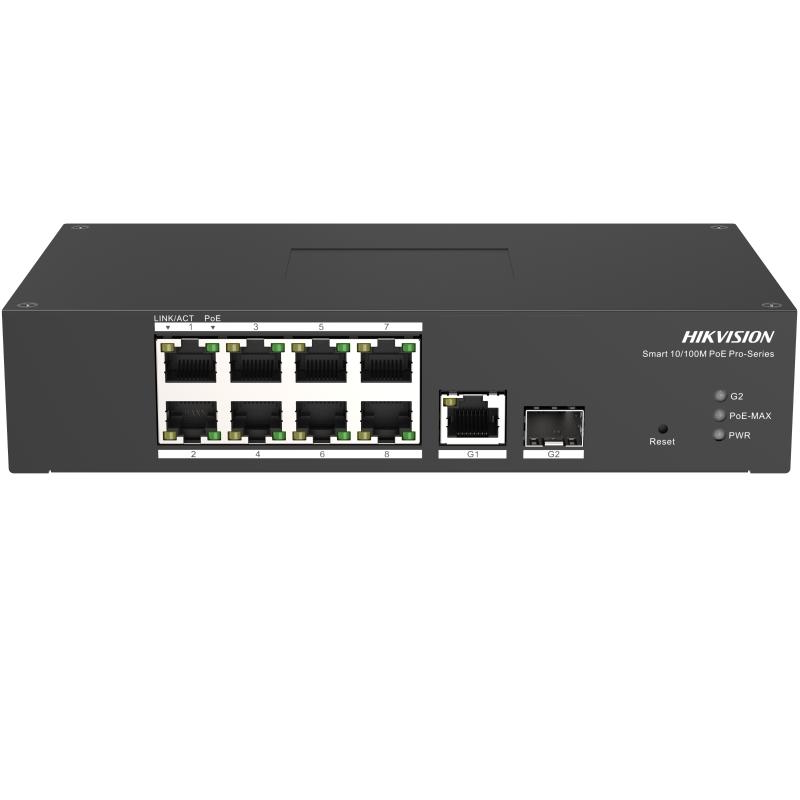 20001516 Hikvision 8-portes Gigabit unmanaged PoE switch