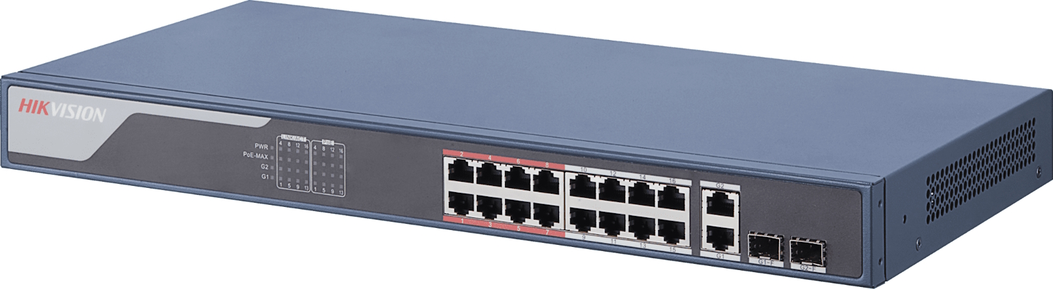 20001517 Smart managed Fast ethernet Switch Hikvision à 16 ports