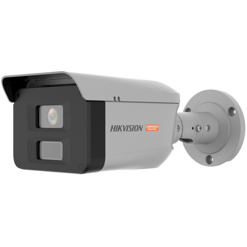 20001571 Hikvision 4 MP ColorVu Fixed Bullet Polymer Anti-Corrosion IP Camera, 2.8mm