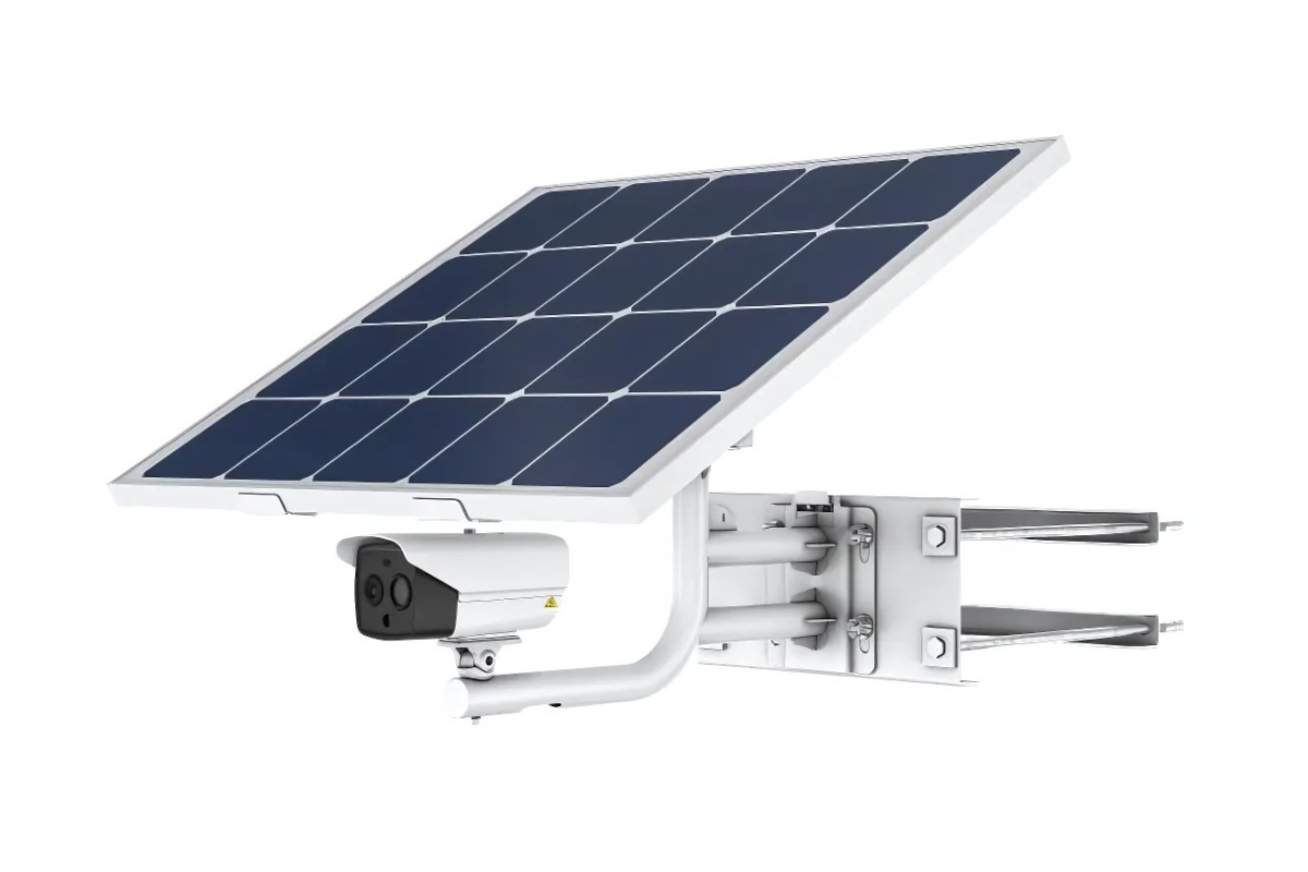 20001678 Hikvision Solar Powered 4G Thermische & Optische Bi-spectrum Netwerk Bullet Camera, 3,6 mm, -20~150°C