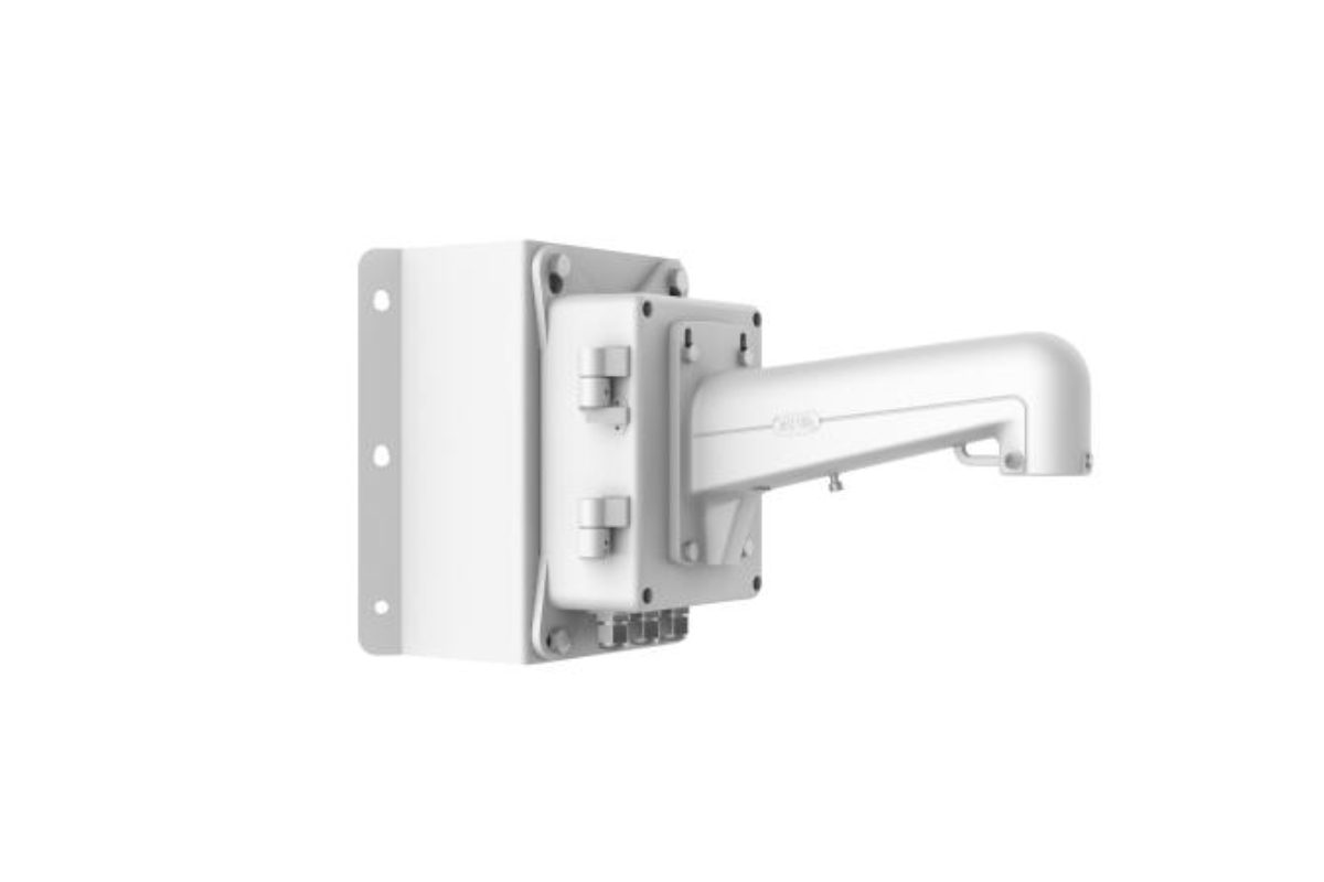 20001712 Support d'angle Hikvision, aluminium, blanc