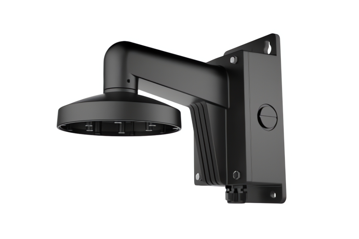 20001722 Support mural en aluminium Hikvision avec boîtier de connexion, noir
