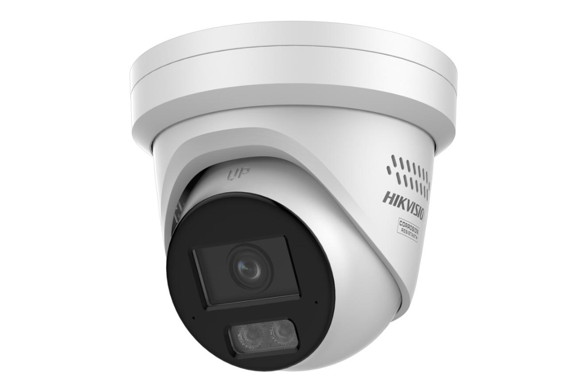 20001825 Caméra IP Hikvision Smart Hybrid ColorVu 4MP à tourelle large, 4 mm