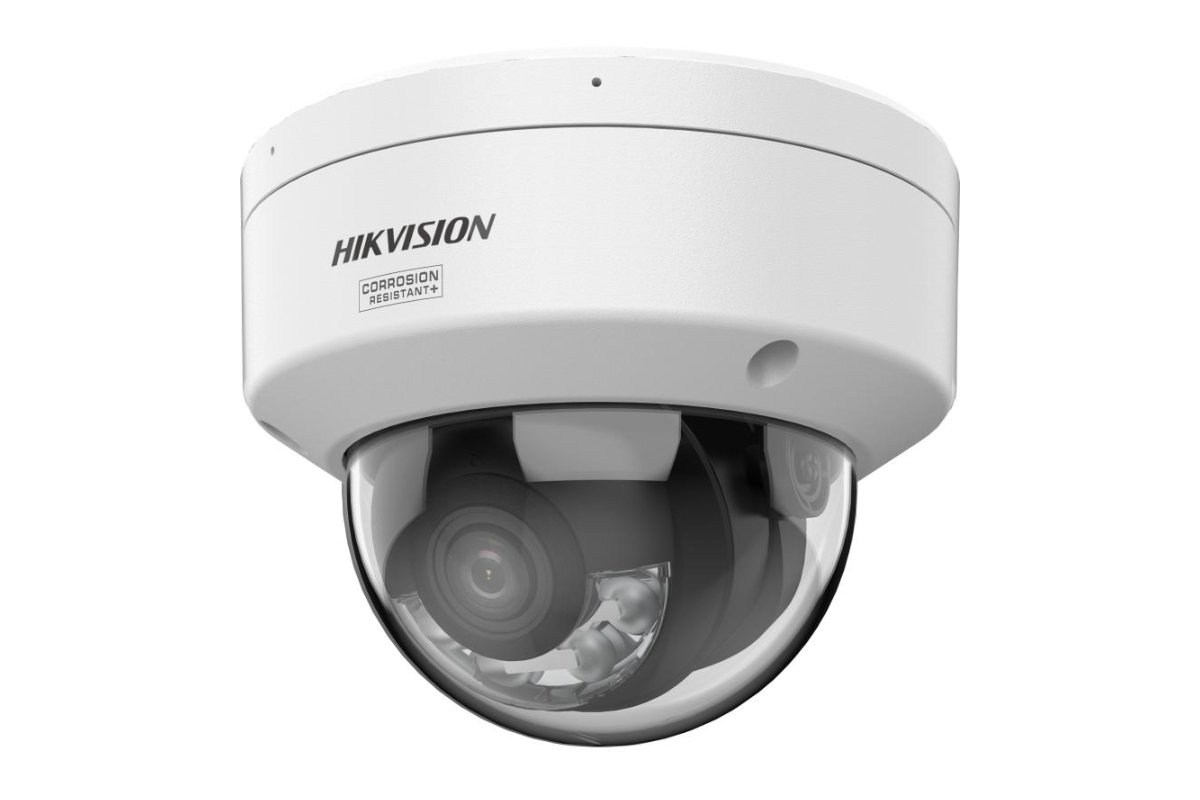 20001817 Caméra Hikvision 4 MP ColorVu Smart Hybrid Light Dôme IP, 2.8mm, microphone intégré