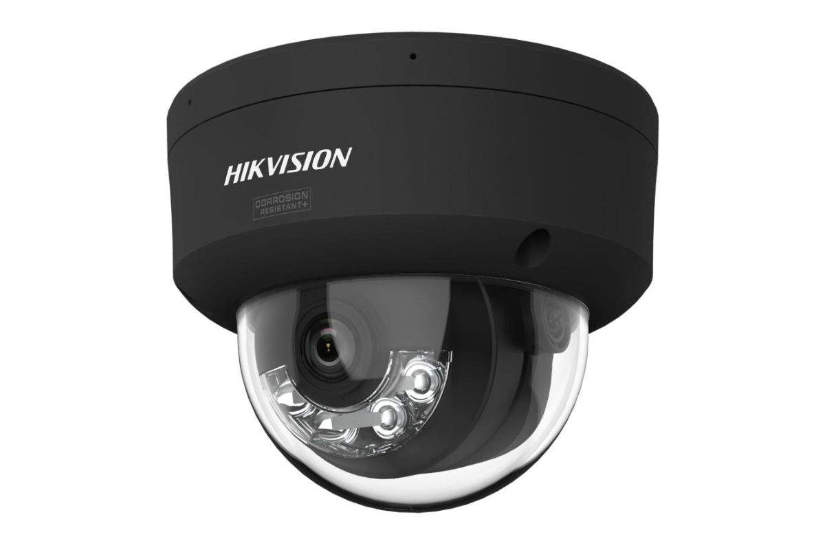 20001818 Caméra Hikvision 4 MP ColorVu Smart Hybrid Light Dôme IP, 2.8mm, microphone intégré, noir