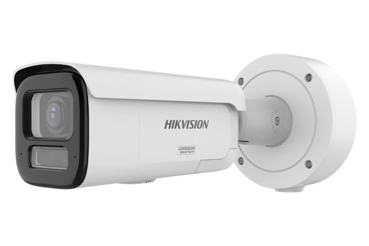 20001835 Hikvision 4MP ColorVu VF Bullet Camera stroboscoop en sirene, 2.8-12mm