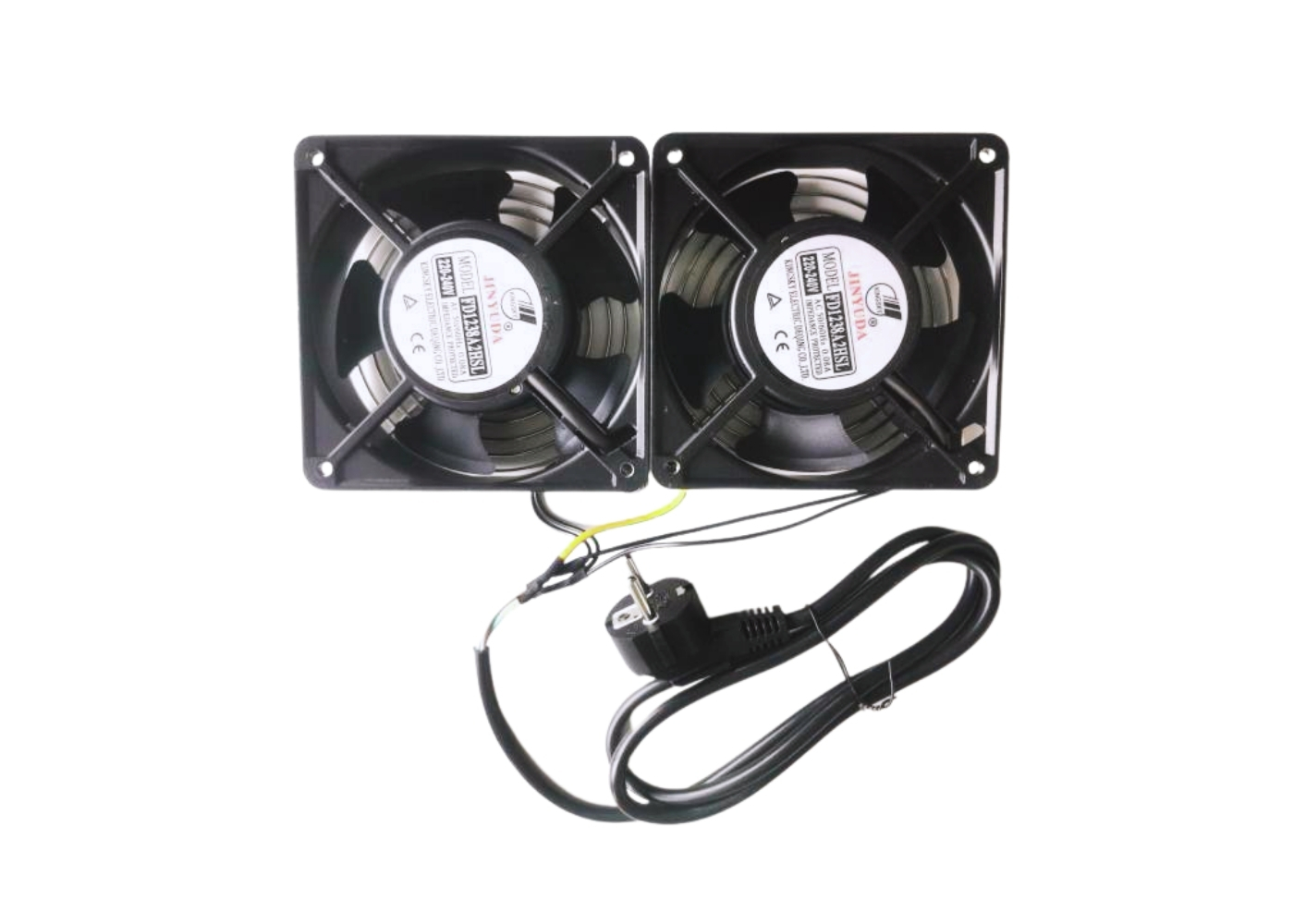 20002150 Hikvision kastventilator met twee units, Europese standaardstekker