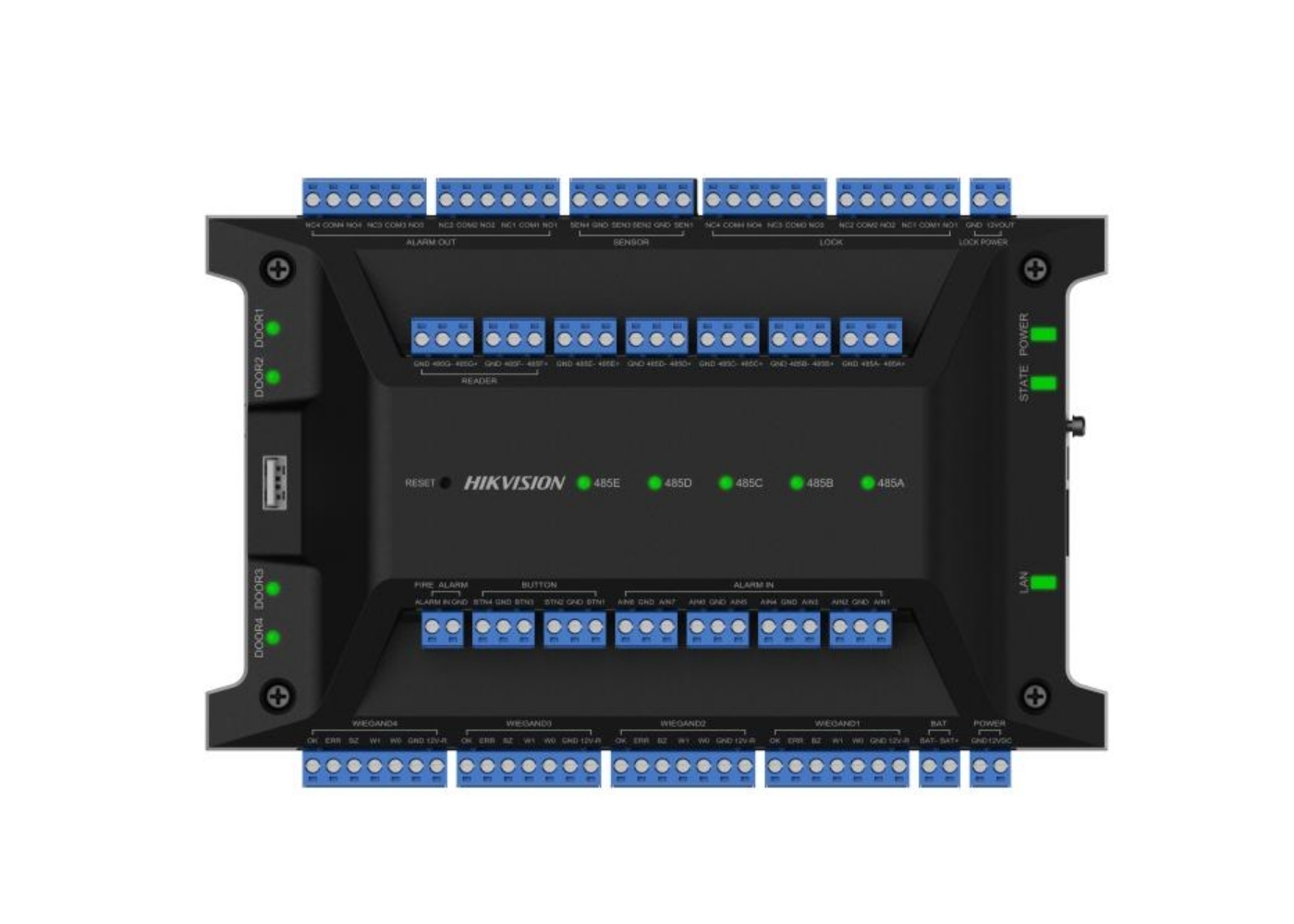 20002422 Hikvision Ultra Series kaart toegang controller voor 4 deuren