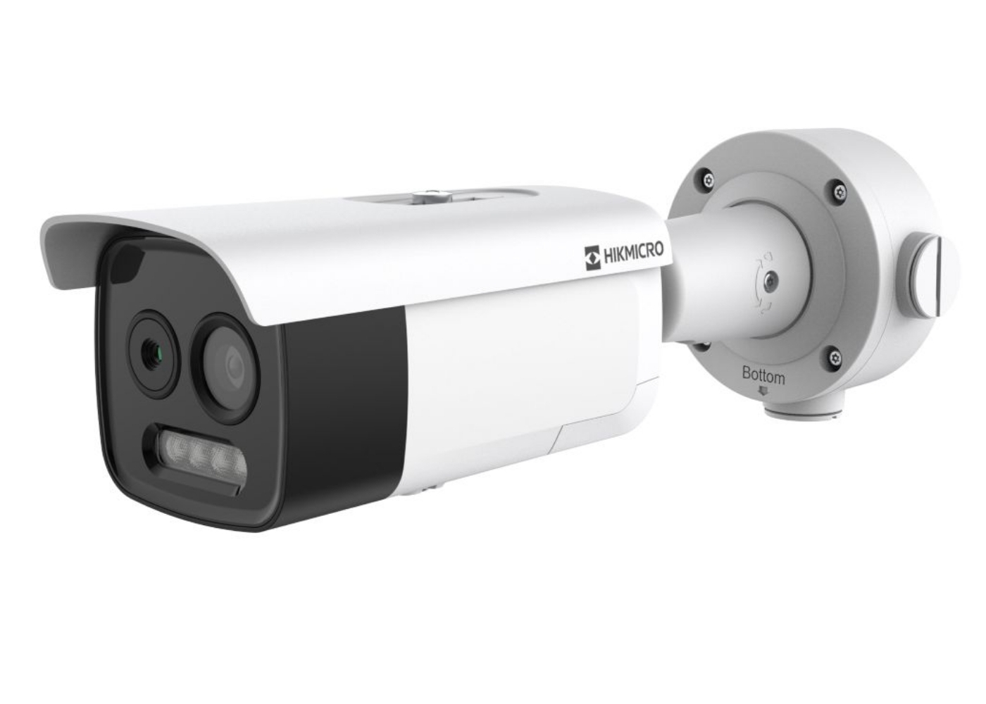 20002449 Hikvision Thermische Bi-Spectrum IP Bullet Camera, 3.6 mm (160x120p) & Optisch 5MP (2688×1944p), 4.3mm