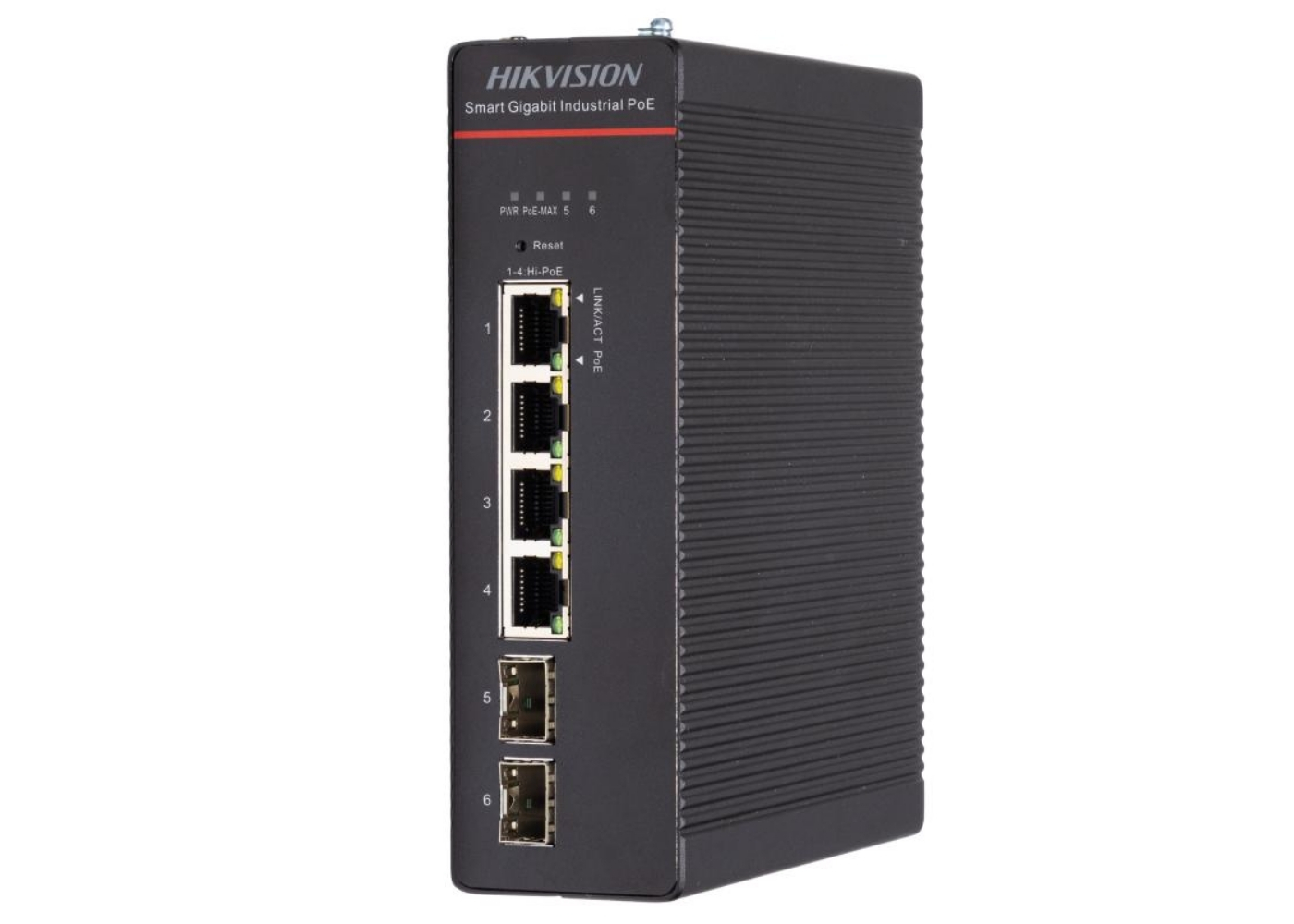 20002474 Hikvision 4-poorts Gigabit Smart Managed Industrial Solar POE-switch