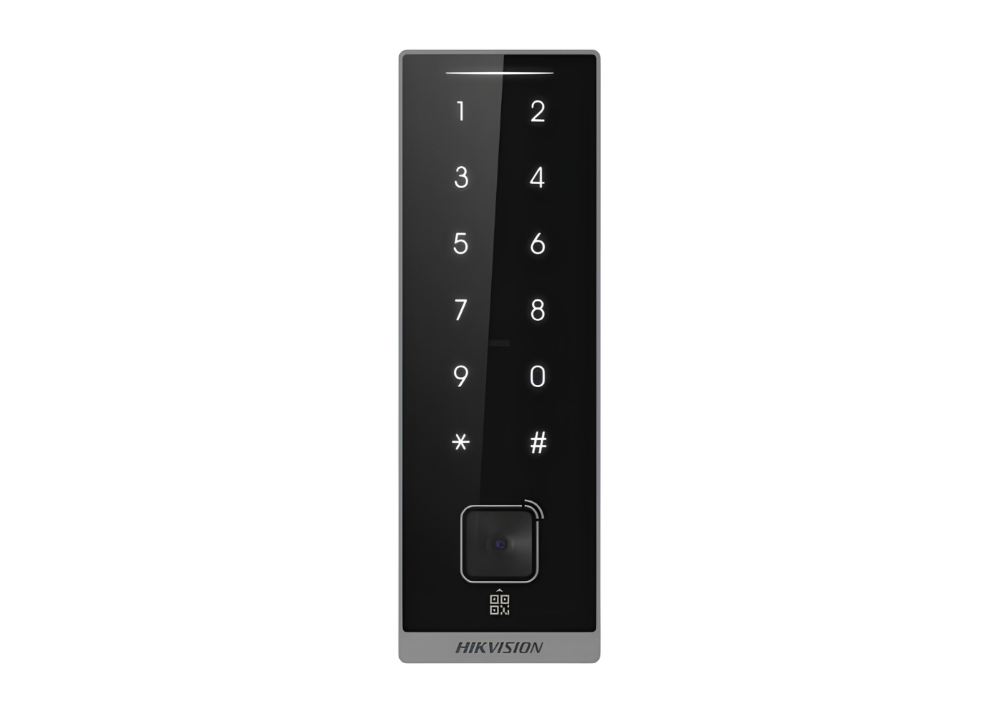 20002665 Hikvision Pro Wiegand, M1 & EM-kaartlezer, QR-code lezer met keyboard voor toegang, bluetooth