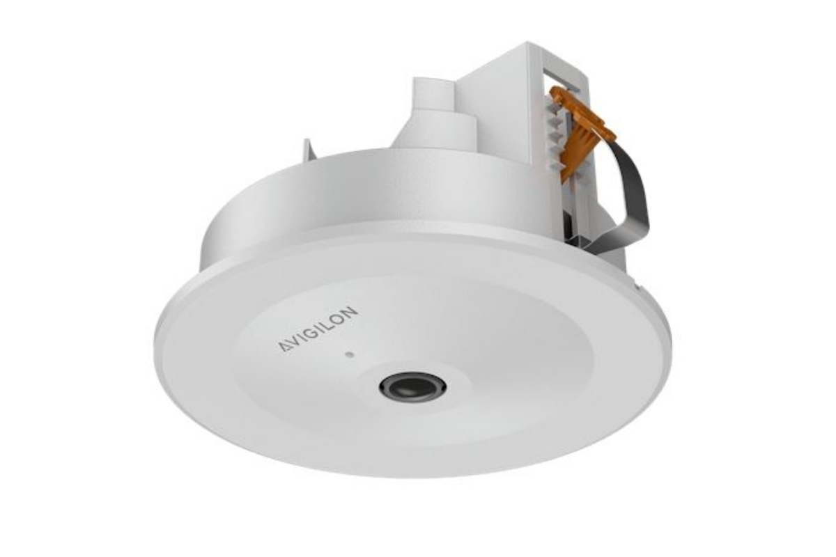 20010626 Avigilon H6A Fisheye inceiling IP camera, 360° 8MP, encastré