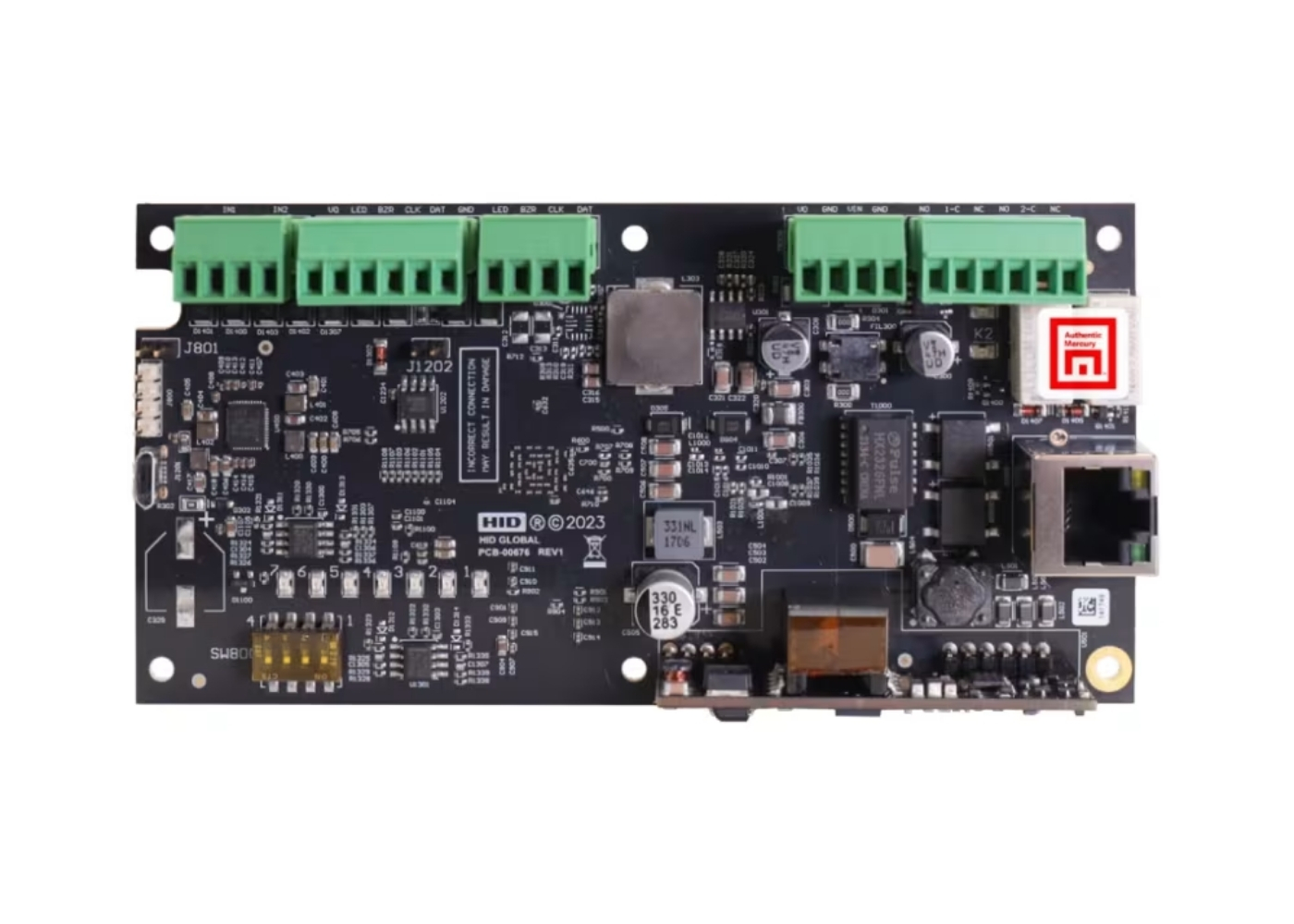 20040534 Mercury MP1501 controller (1 deur, 2 lezers, 8 IN, 4 out)