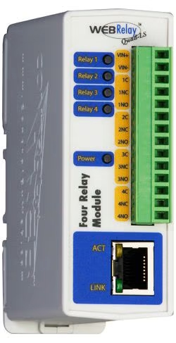 20056000 WebRelay-Quad PoE - 4 Relays Module (pour Avigilon Alta, Camect et Network Optix (NXW))