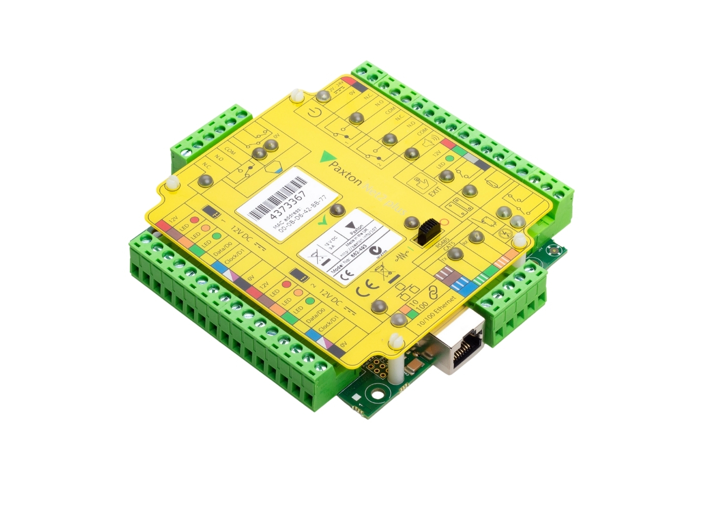 40040104 Net2 Plus deurcontroller, PCB only (1 deur)