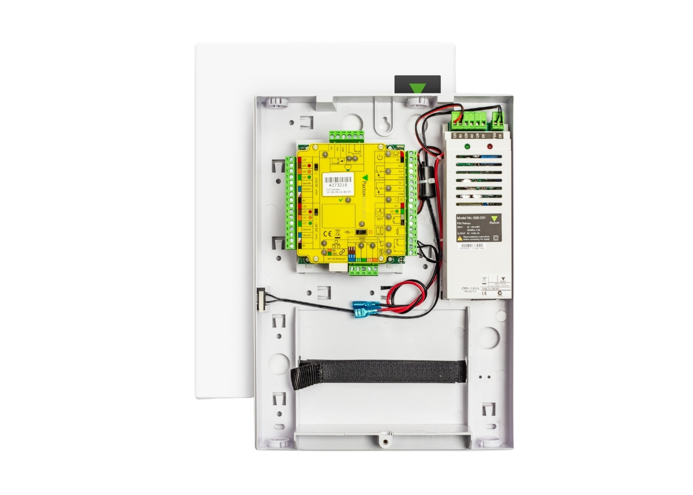 40040106 Net2 Plus deurcontroller, 12V 2A voeding, kunststof behuizing (1 deur)