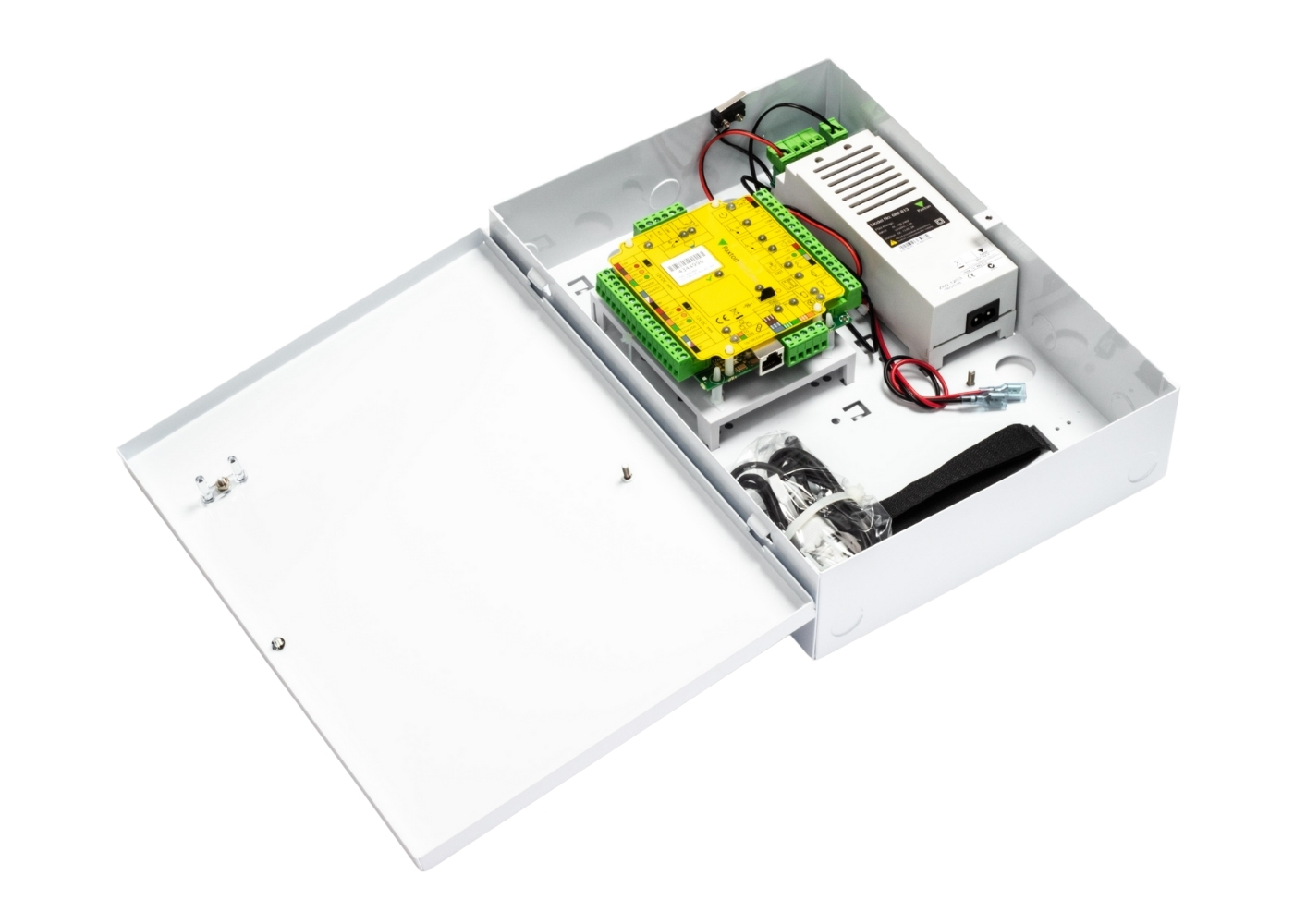 40040108 Net2 Plus deurcontroller, 12V 2A voeding, Metalen behuizing (1 deur)